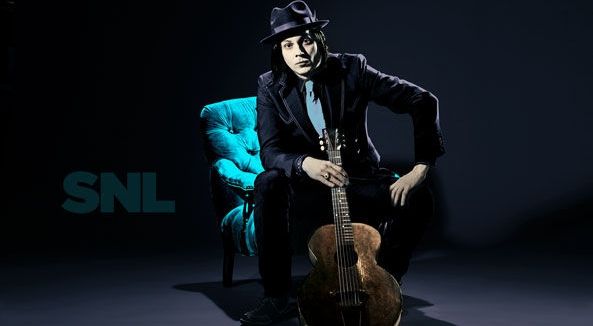Jack White with his 1915 Gibson L-1 Acoustic Guitar