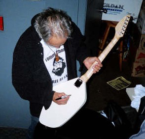 Tommy Chong signing my Eastwood Phantom Guitar Tommy Chong signing my Eastwood Phantom Guitar