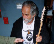 Tommy Chong holding my Eastwood Phantom Guitar Tommy Chong holding my Eastwood Phantom Guitar